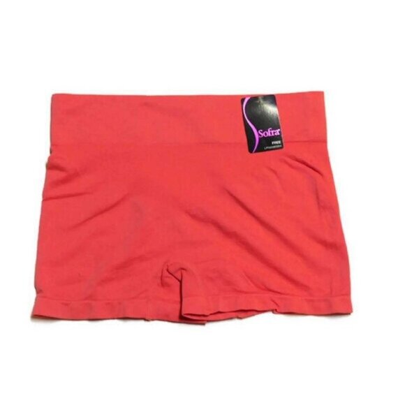 Sofra Women's Seamless Boyshort Panties Set of 6  PLUS O/S - Picture 5 of 8